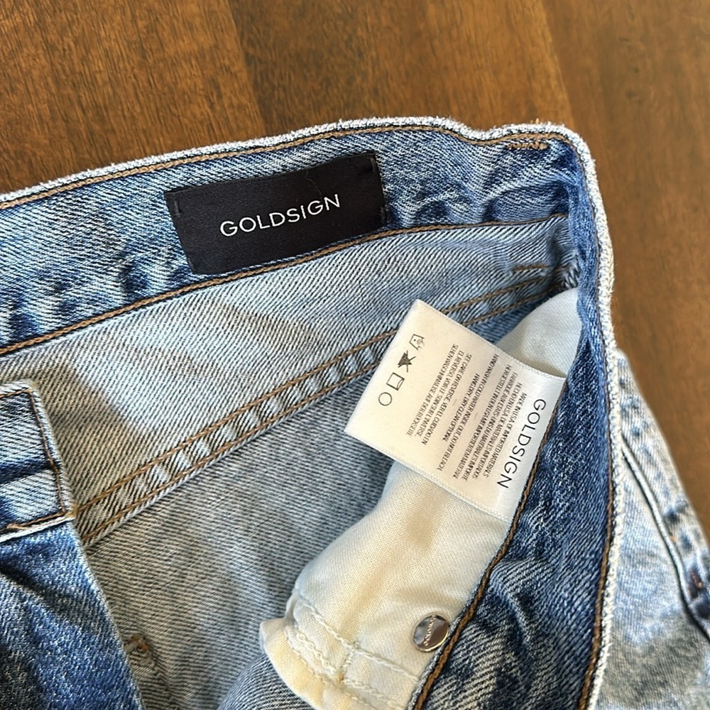 Goldsign 29 Classic Blue Denim Jeans - Picture 5 of 10